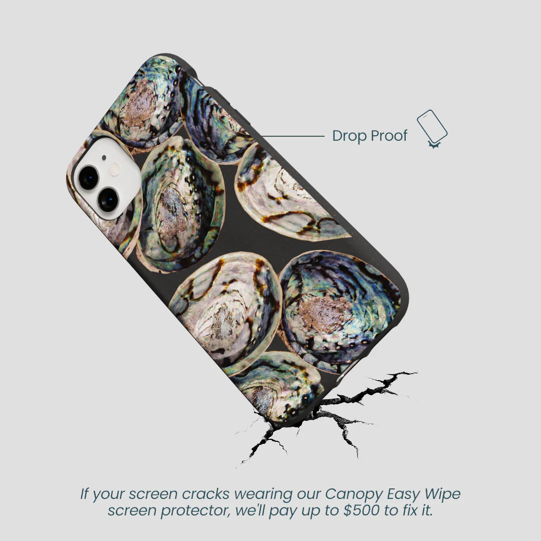 Black Abalone Shells iPhone 11 Case - Image 5