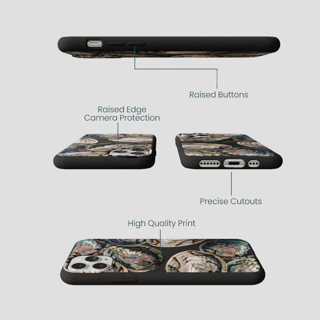 Black Abalone Shells iPhone 11 Pro Case - Image 3