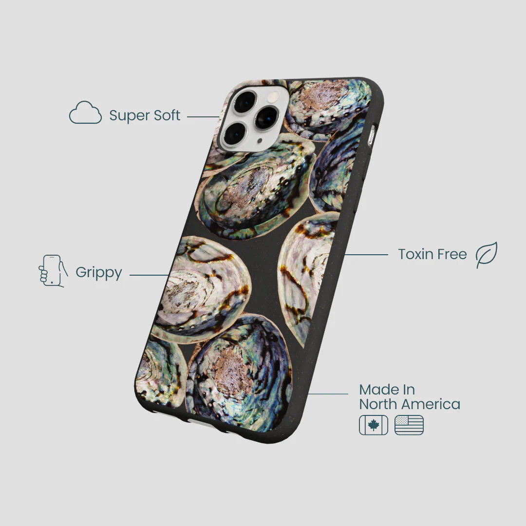 Black Abalone Shells iPhone 11 Pro Case - Image 4