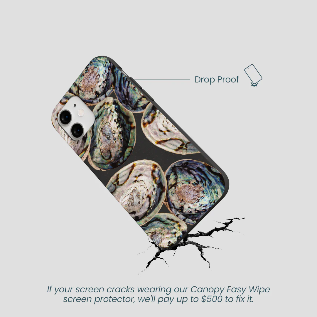 Black Abalone Shells iPhone 12 Mini Case - Image 5
