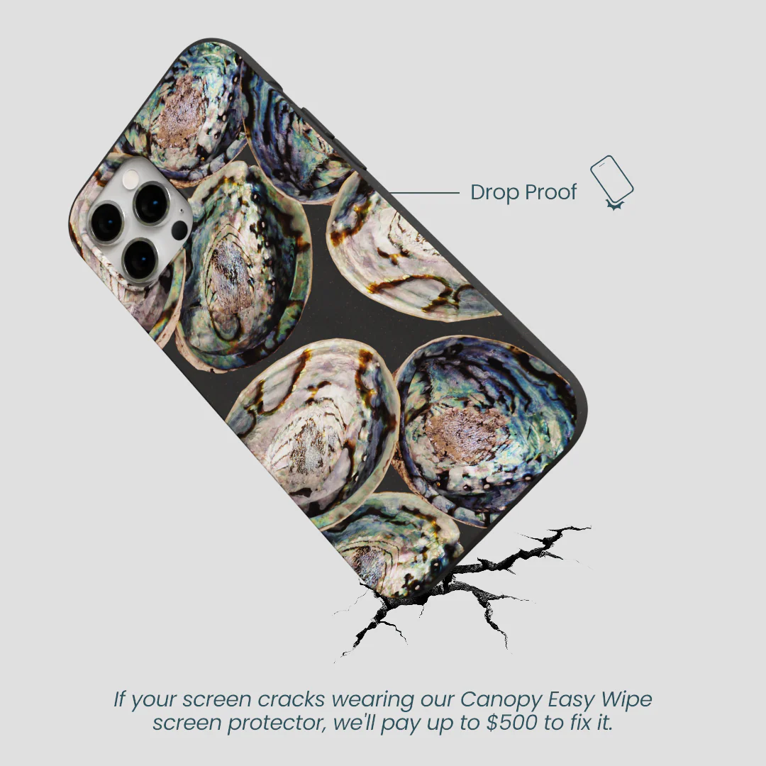 Black Abalone Shells iPhone 12 Pro Max Case - Image 5
