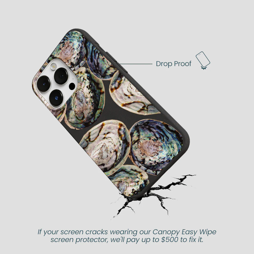 Black Abalone Shells iPhone 13 Pro Case - Image 5