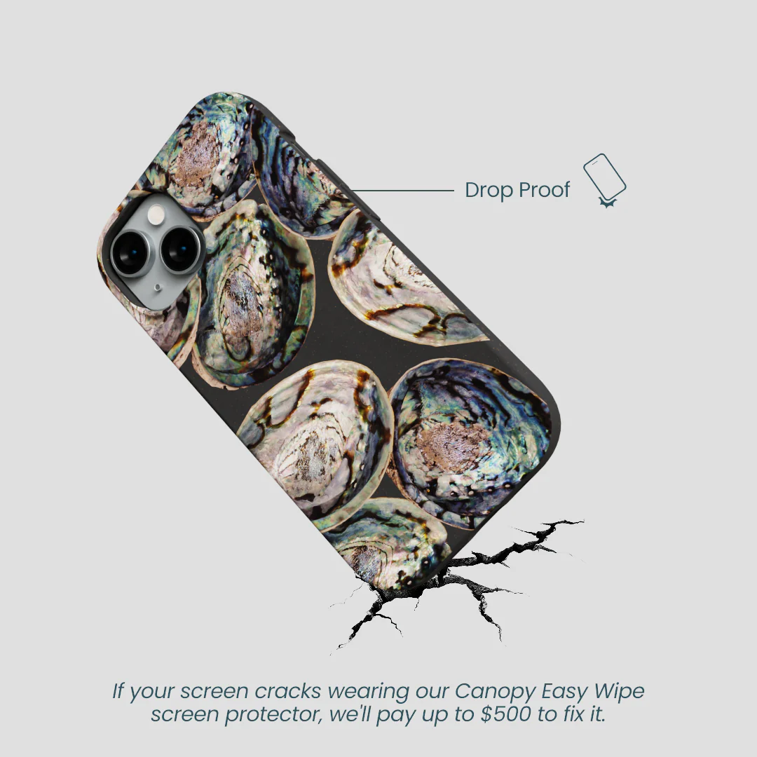 Black Abalone Shells iPhone 14 Case - Image 5