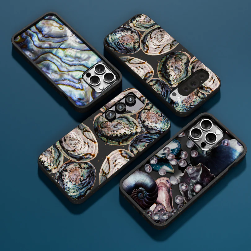 Black Abalone Shells iPhone 14 Case - Image 9