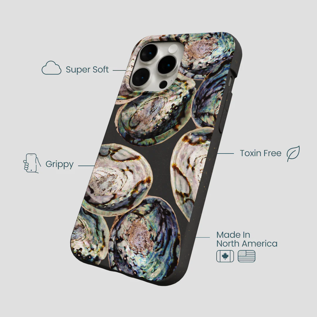 Black Abalone Shells iPhone 15 Pro Max Case - Image 4