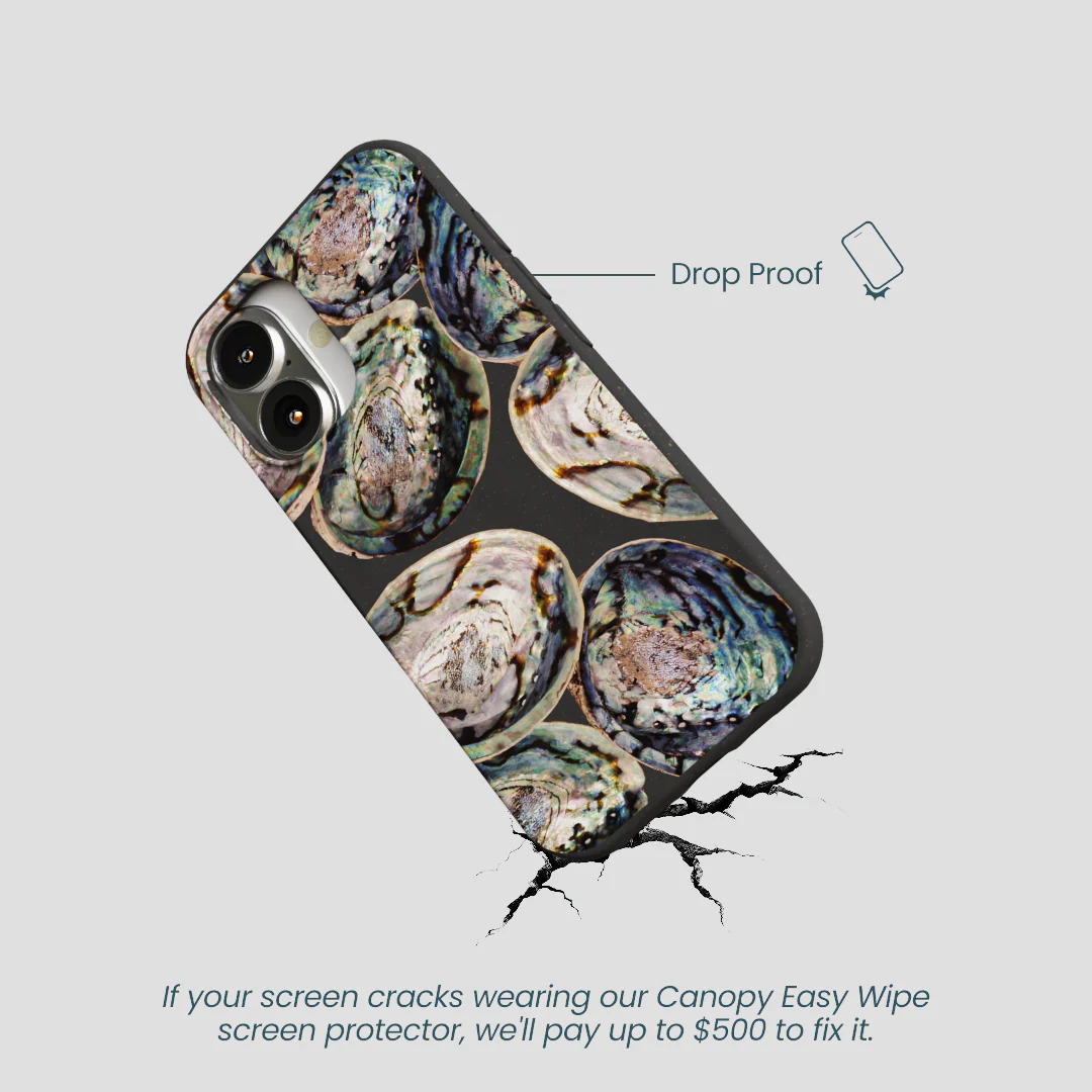 Black Abalone Shells iPhone 16 Case - Image 5