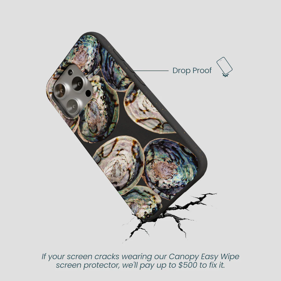 Black Abalone Shells iPhone 16 Pro Case - Image 5