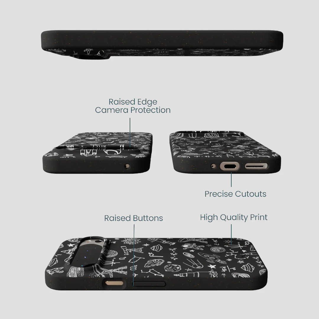 Black Astronomy Google Pixel 9/9 Pro Case - Image 2