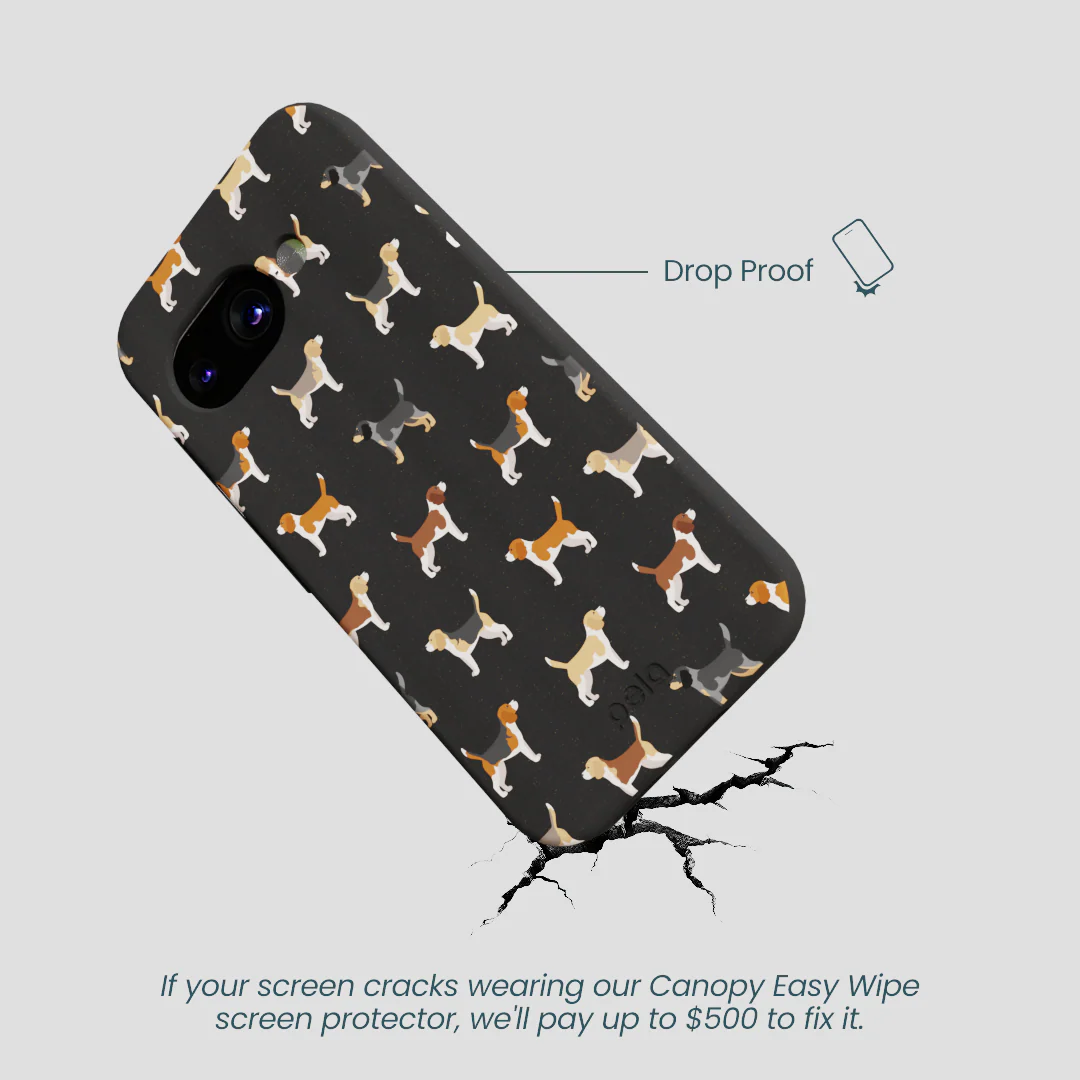 Black Beagle Buds Google Pixel 9a Case - Image 4