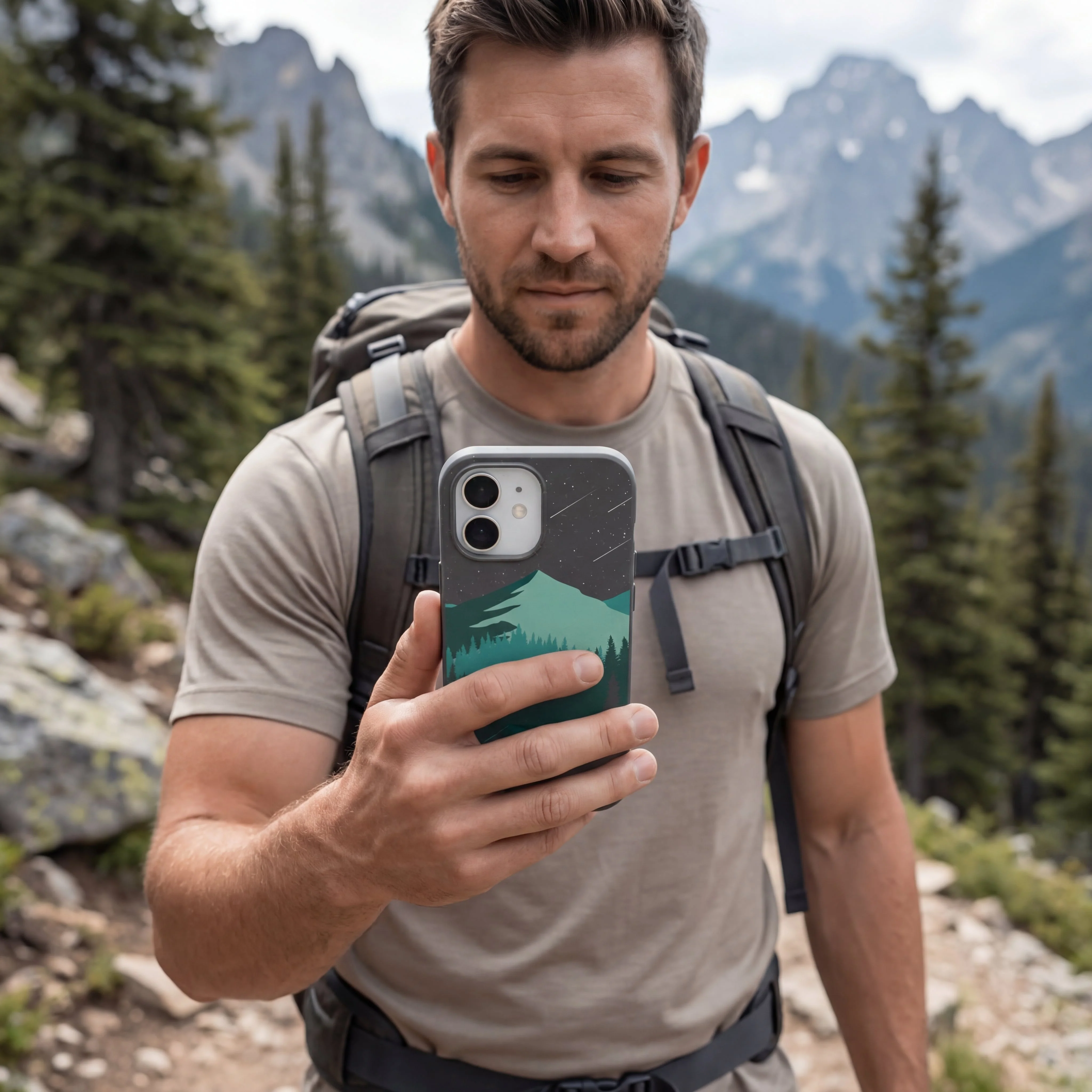 Black Boreal iPhone 16e/17e Case - Image 2