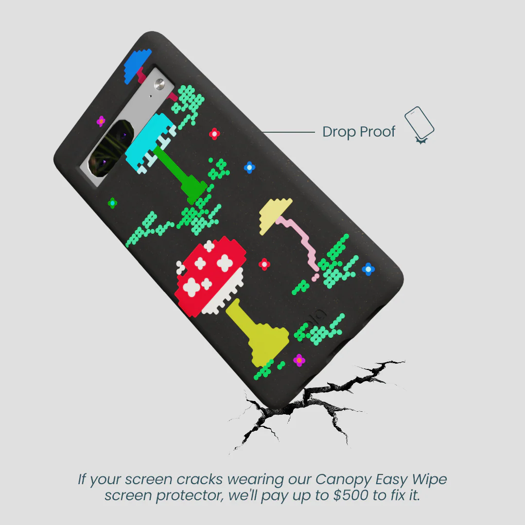 Black Byte Bloom Google Pixel 7a Case - Image 5