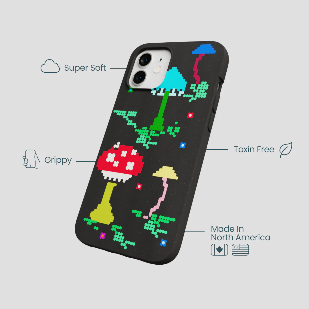 Black Byte Bloom iPhone 12/ iPhone 12 Pro Case - Image 4
