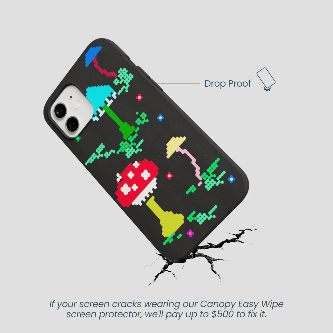 Black Byte Bloom iPhone 12/ iPhone 12 Pro Case - Image 5