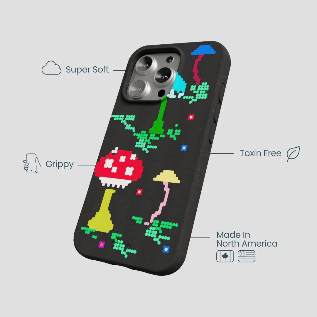 Black Byte Bloom iPhone 16 Pro Case - Image 4