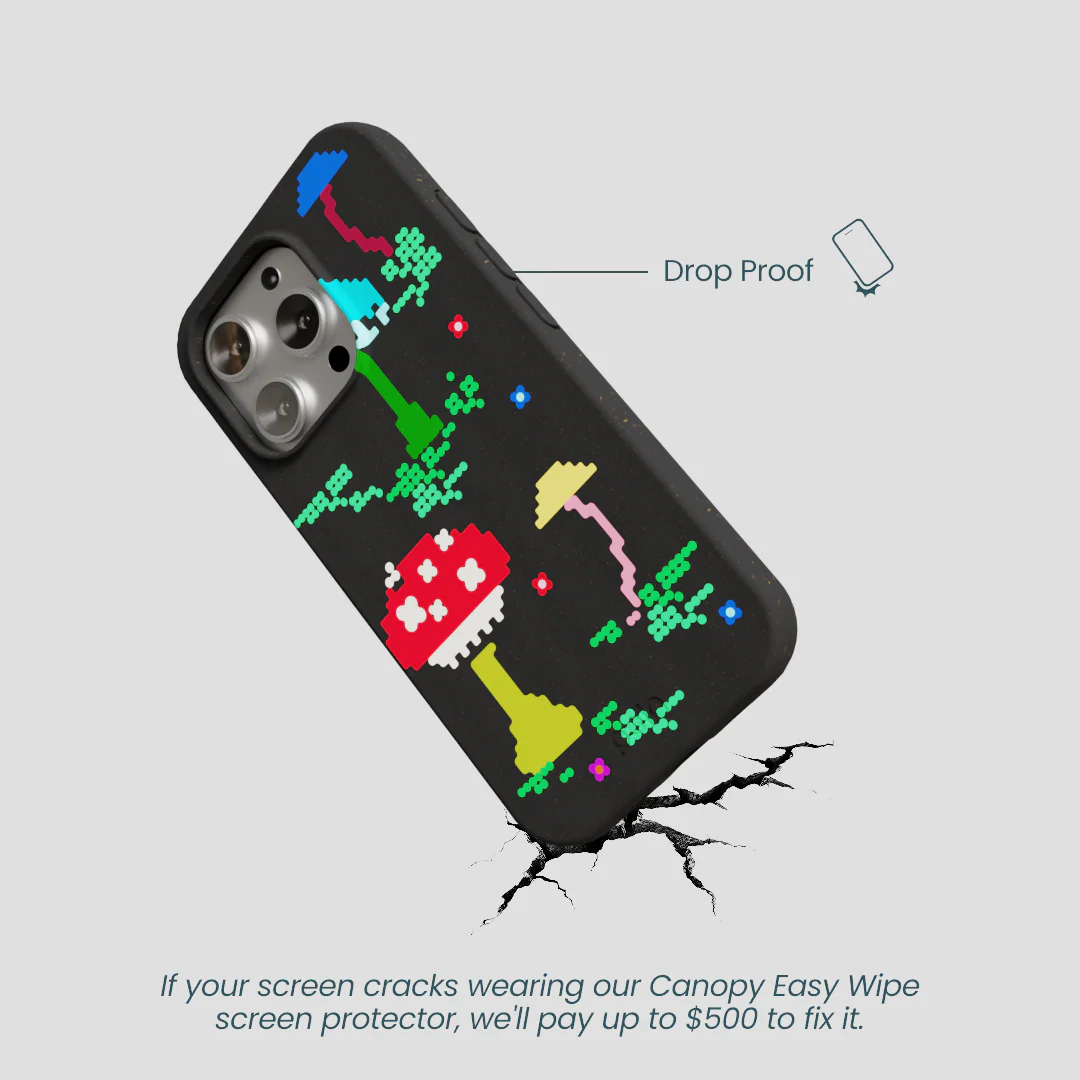 Black Byte Bloom iPhone 16 Pro Case - Image 5