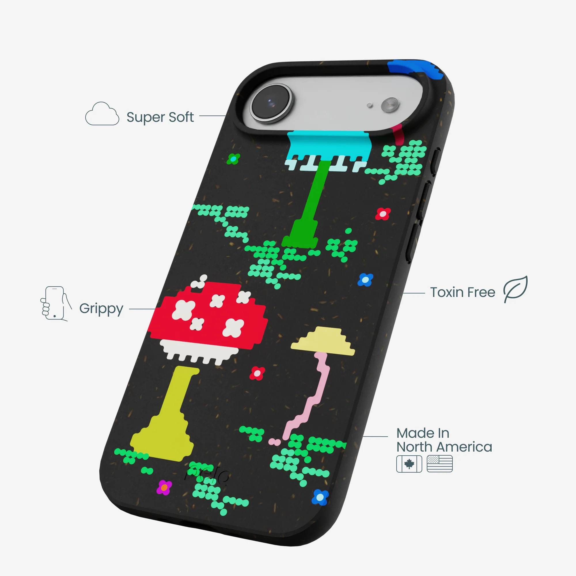 Black Byte Bloom iPhone Air Case - Image 4