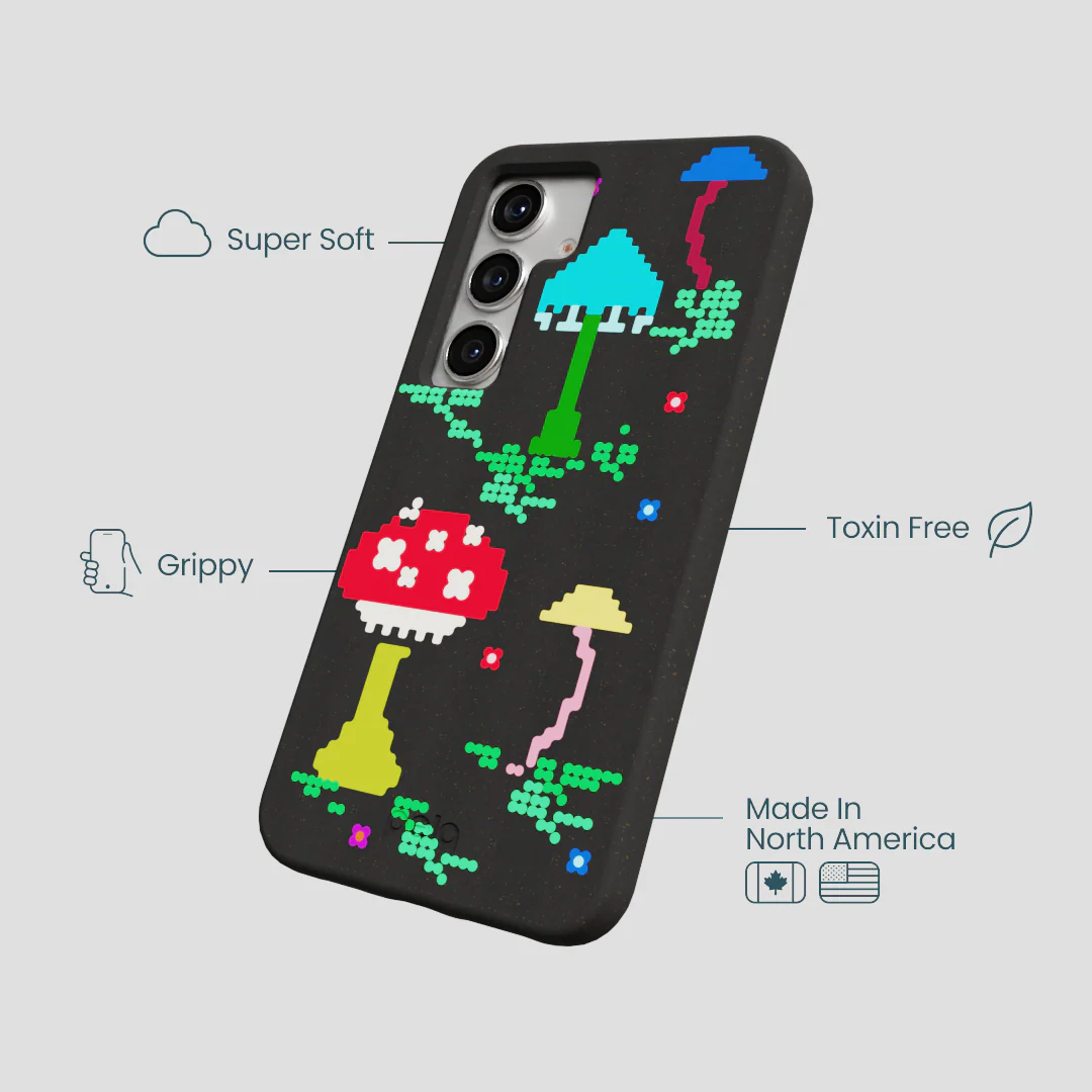 Black Byte Bloom Samsung Galaxy S25 Case - Image 4