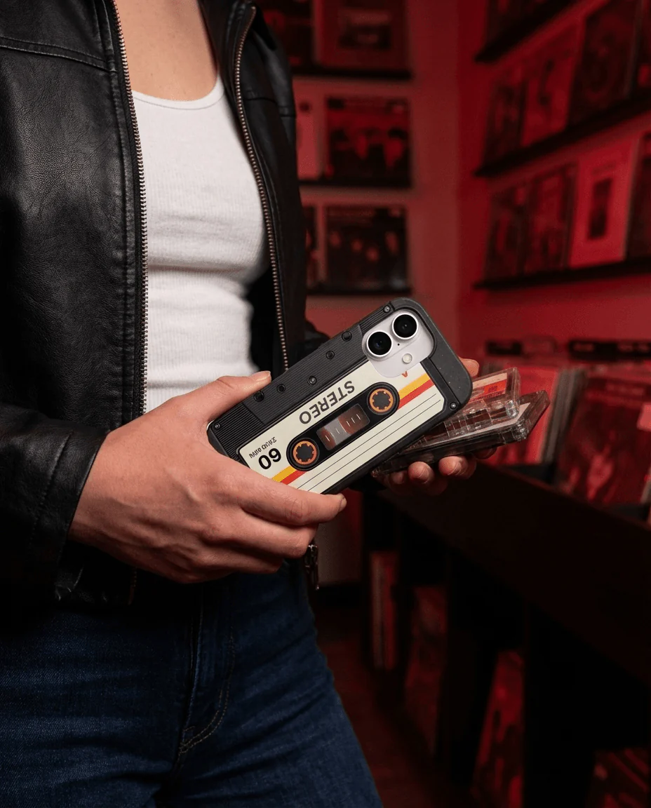Black Cassette iPhone 16e/17e Case - Image 2