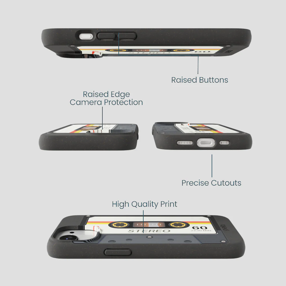 Black Cassette iPhone 16e/17e Case - Image 3
