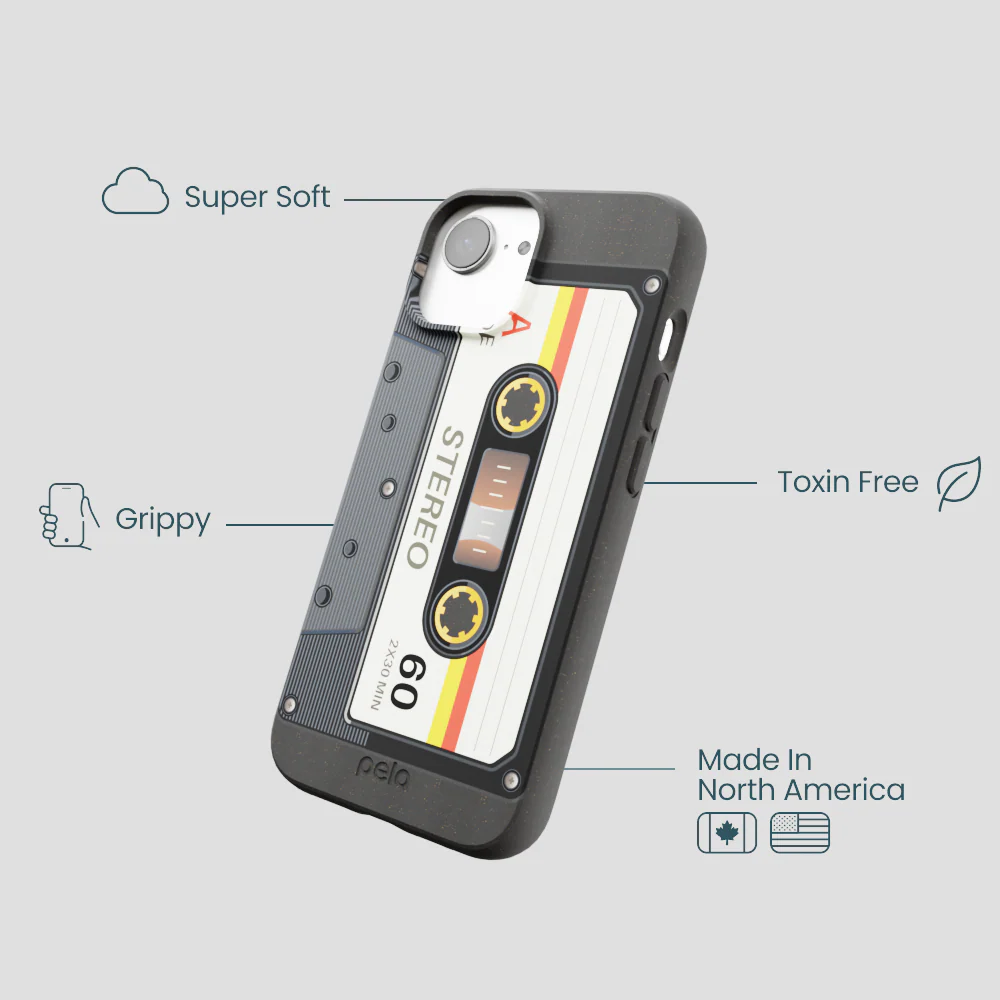 Black Cassette iPhone 16e/17e Case - Image 4