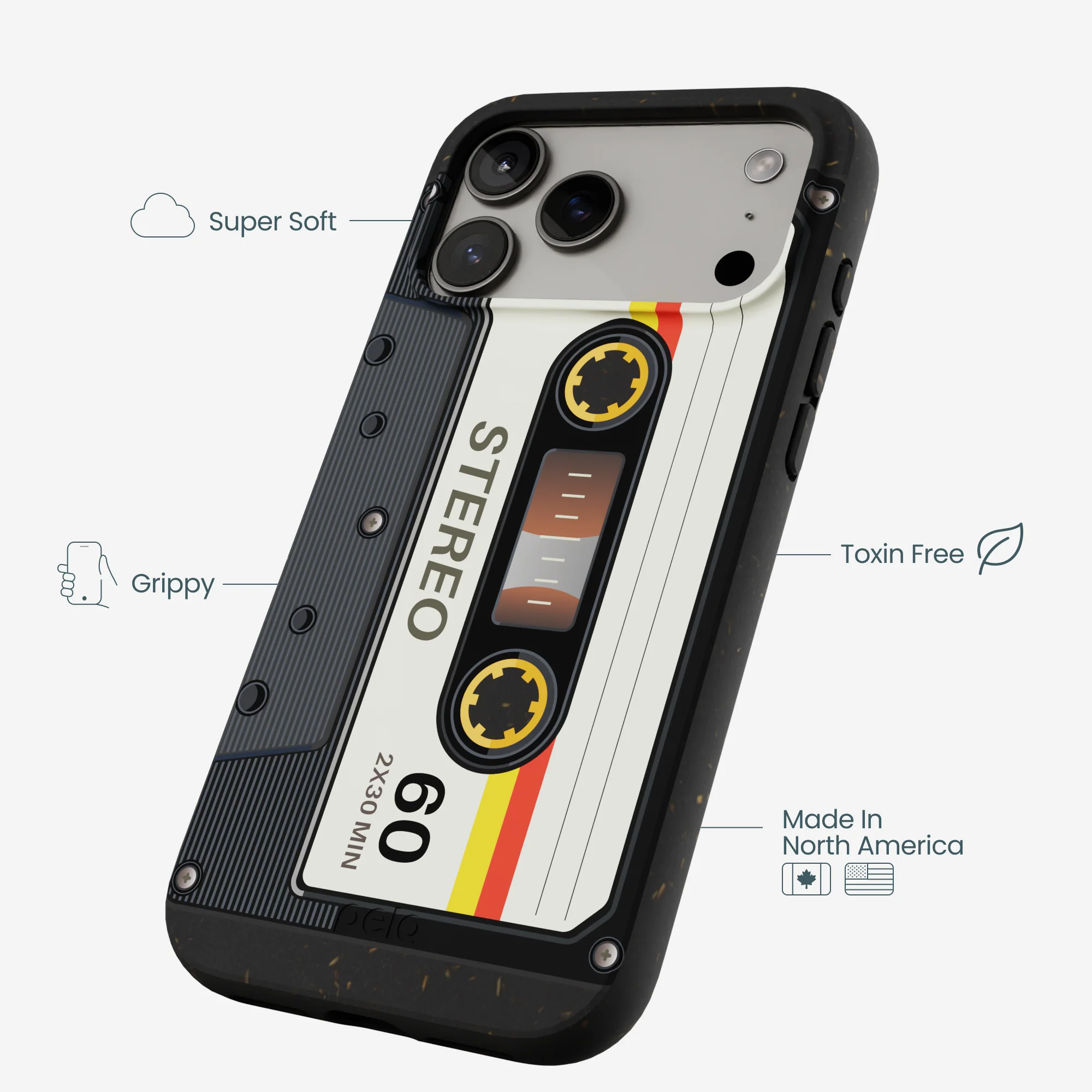 Black Cassette iPhone 17 Pro Max Case - Image 4