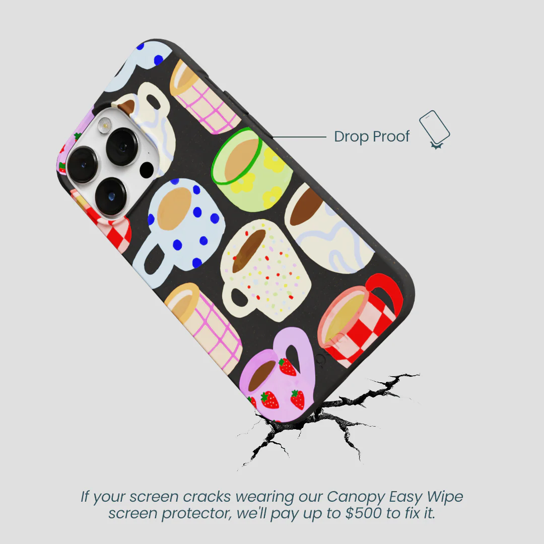 Black Cup of Joy iPhone 13 Pro Max Case - Image 5