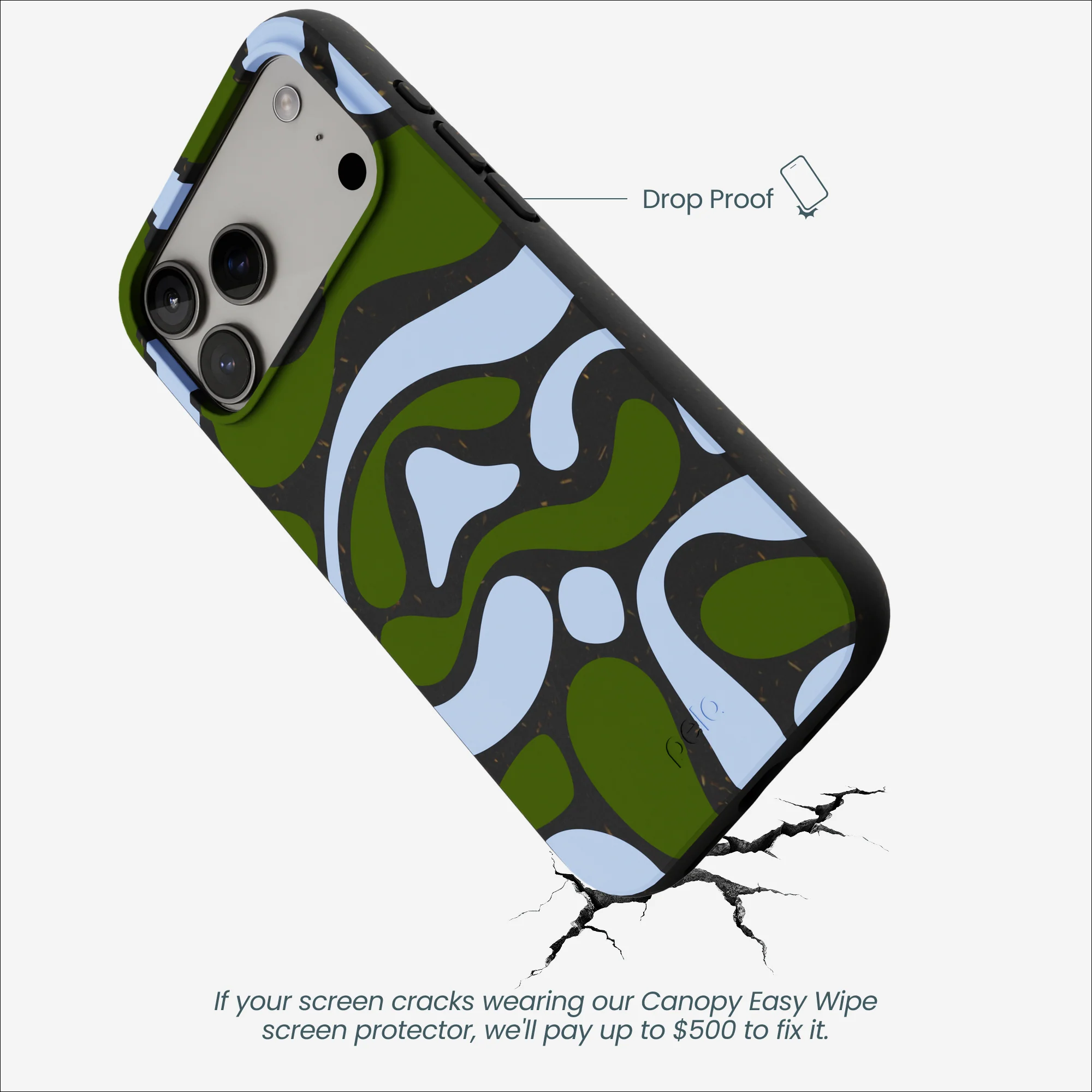 Black Curve and Flow iPhone 17 Pro Max Case - Image 5
