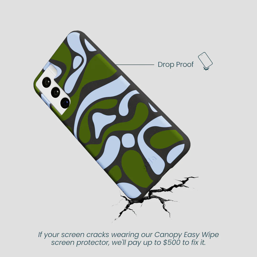 Black Curve and Flow Samsung Galaxy S21 Case - Image 5