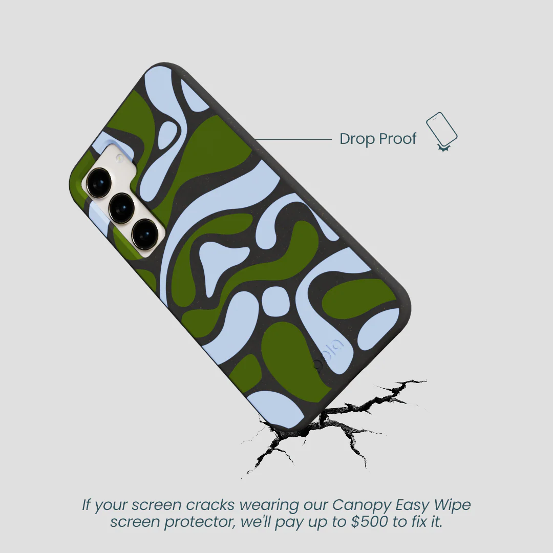 Black Curve and Flow Samsung Galaxy S23 Case - Image 5