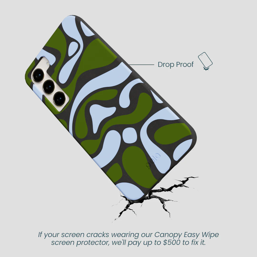 Black Curve and Flow Samsung Galaxy S24+(Plus) Case - Image 5