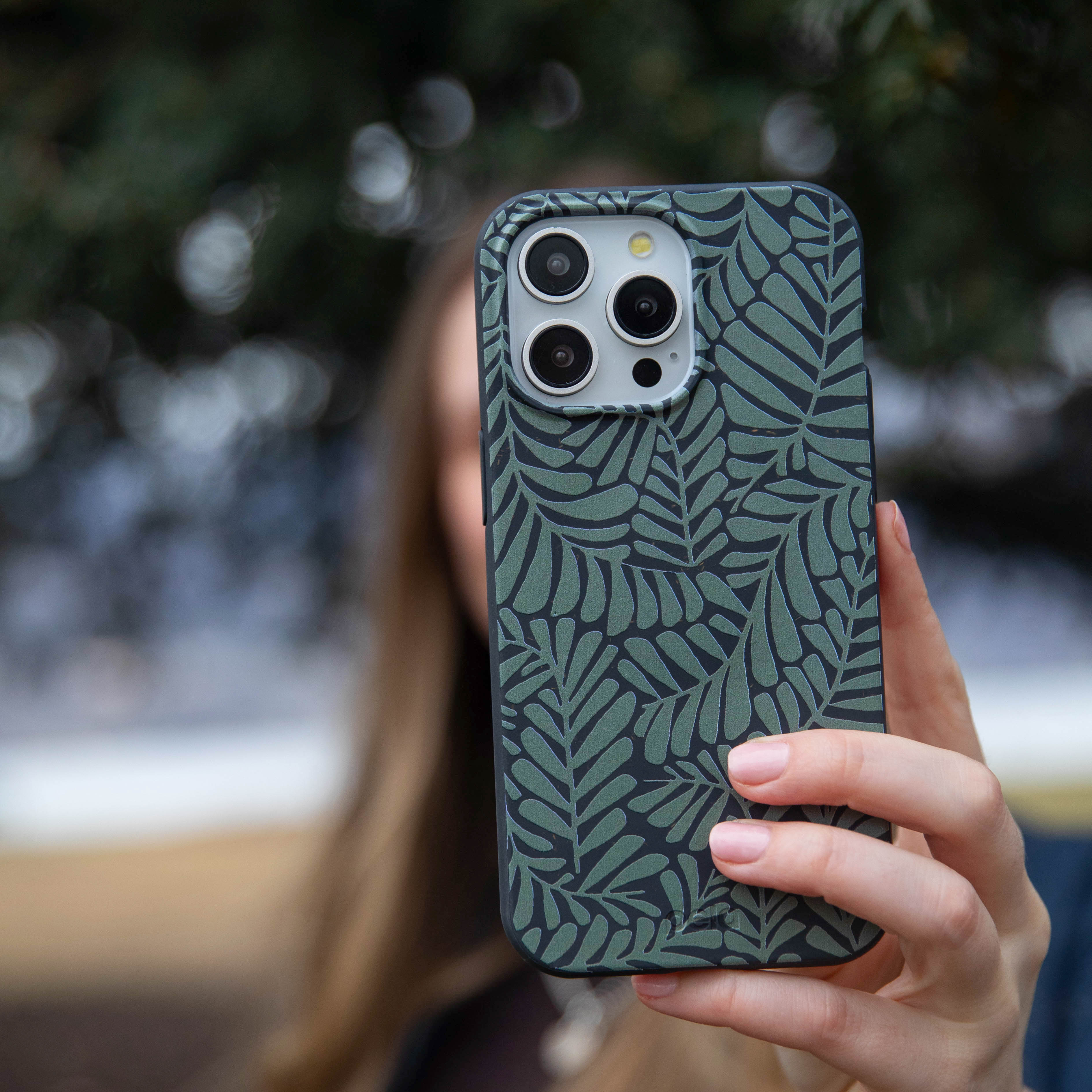 Black Fern Dreams iPhone 15 Plus Case - Image 6