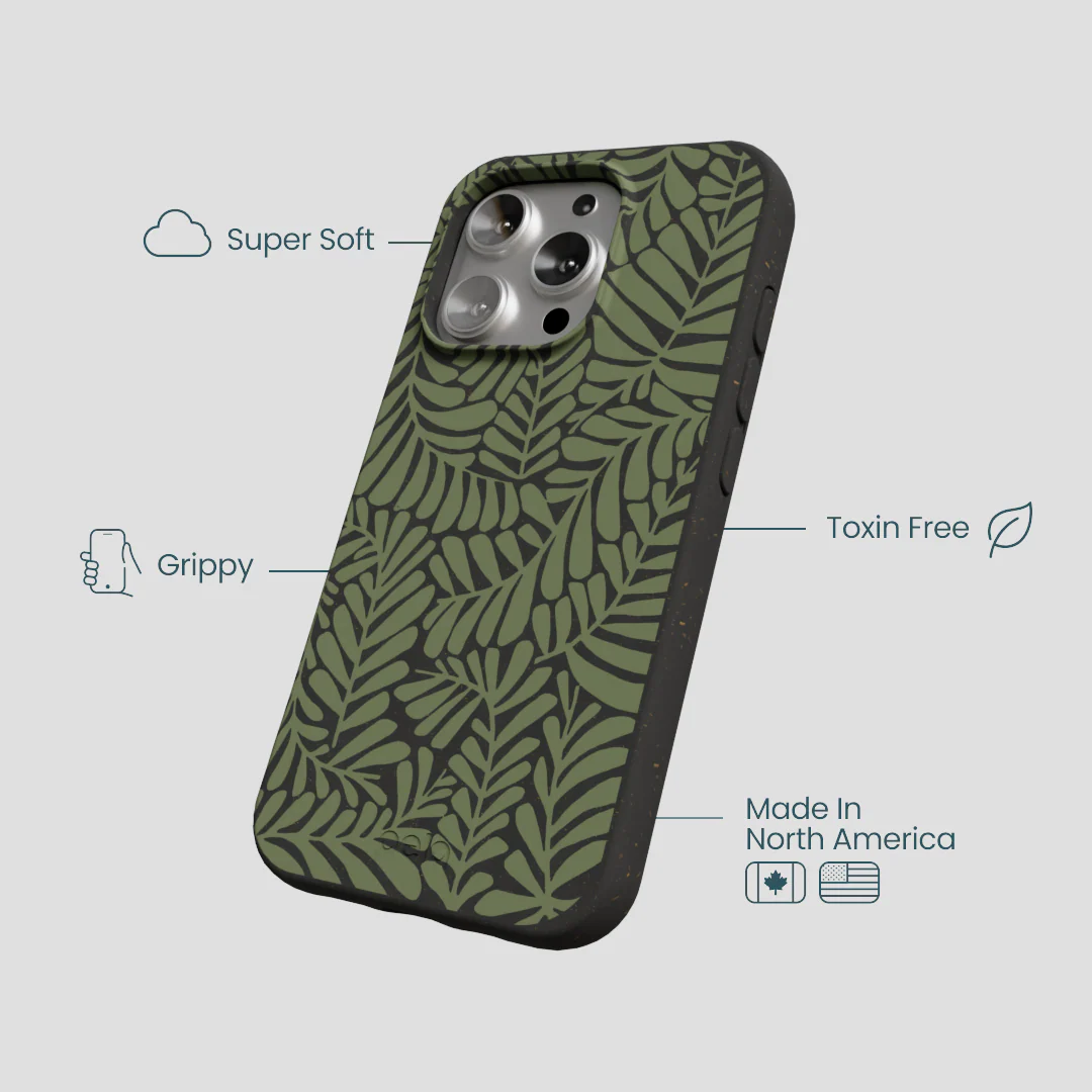 Black Fern Dreams iPhone 16 Pro Case - Image 4
