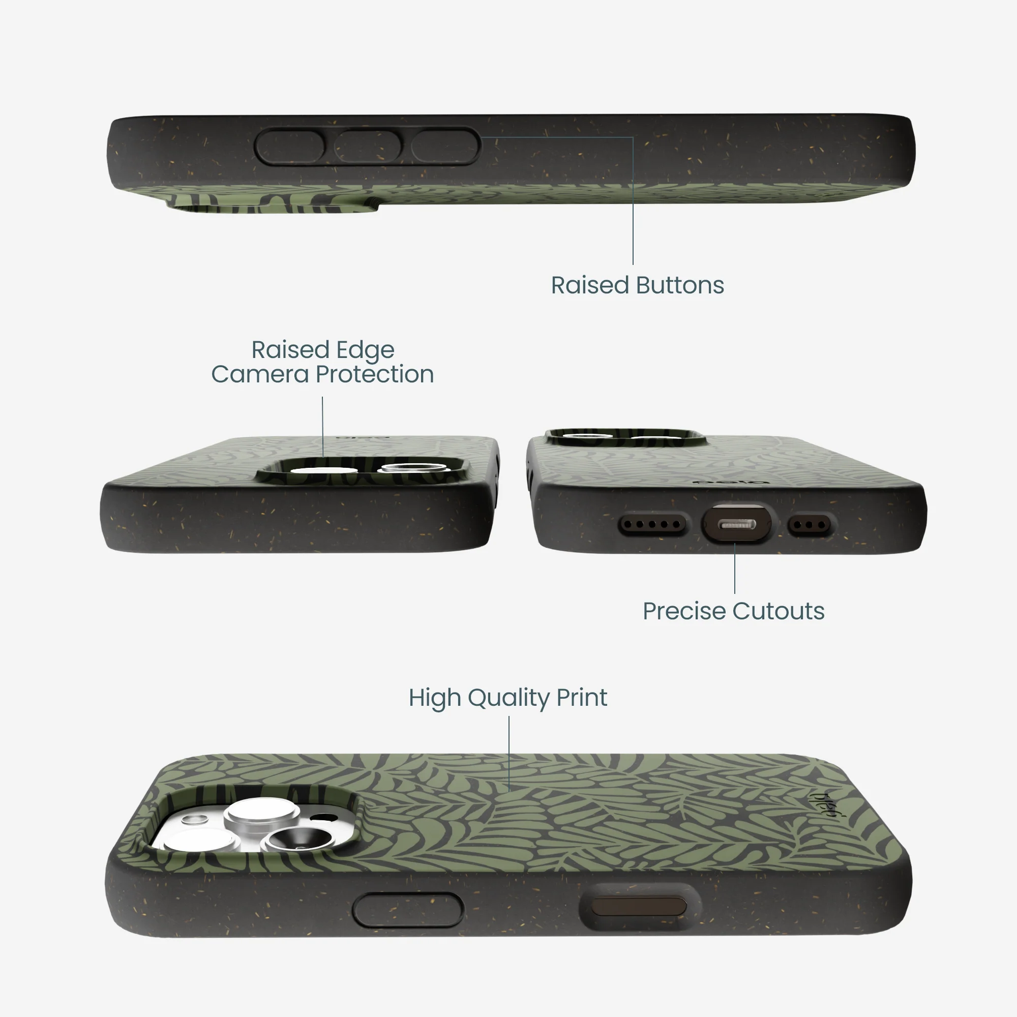Black Fern Dreams iPhone 16 Pro Max Case - Image 3