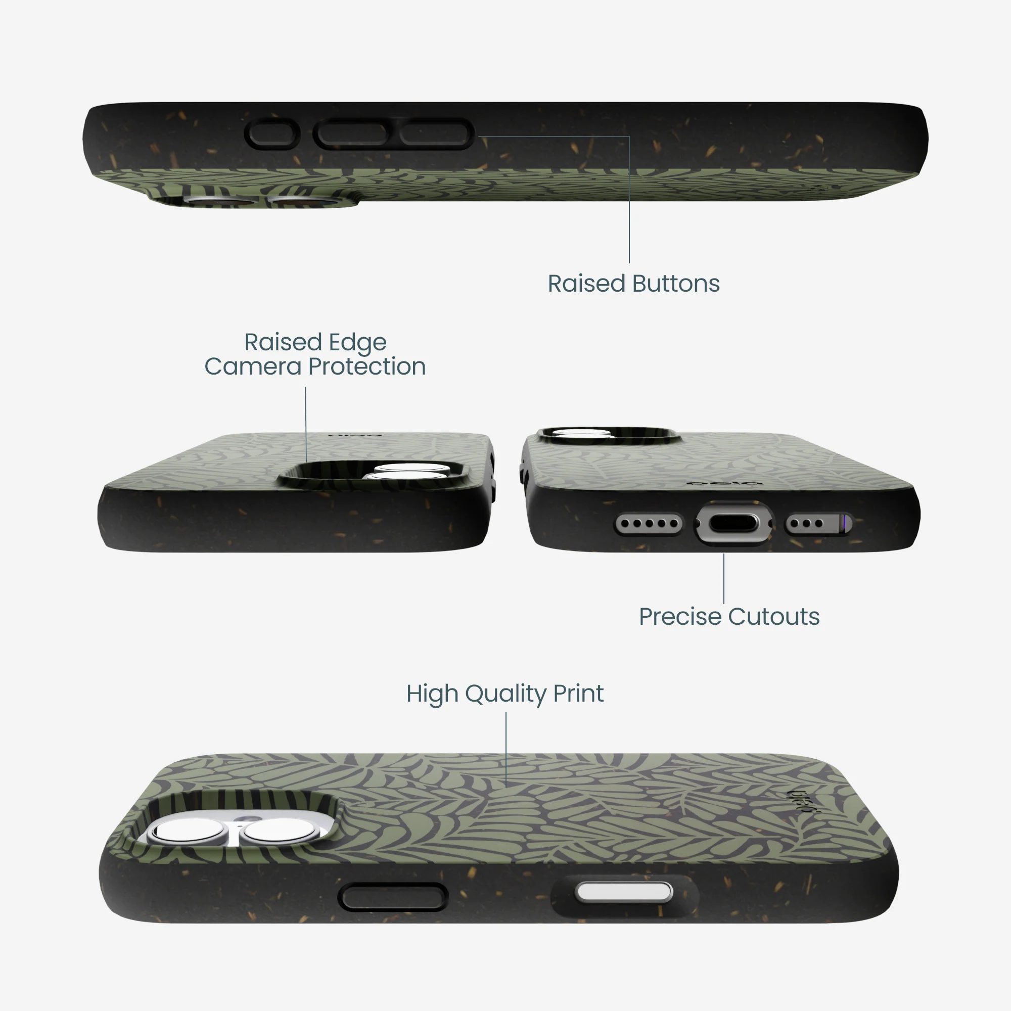 Black Fern Dreams iPhone 17 Case - Image 3
