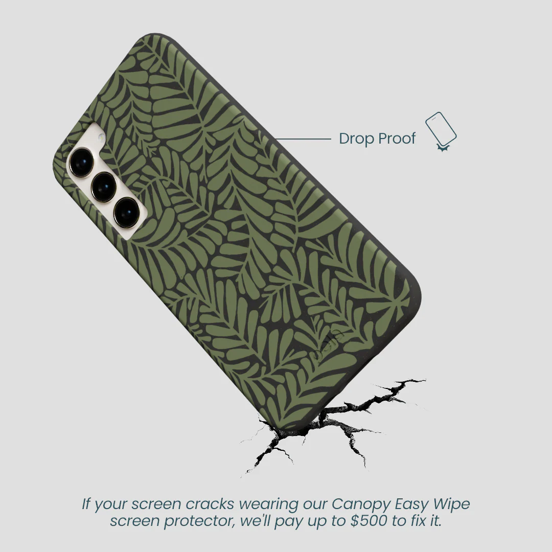Black Fern Dreams Samsung Galaxy S23+(Plus) Case - Image 5