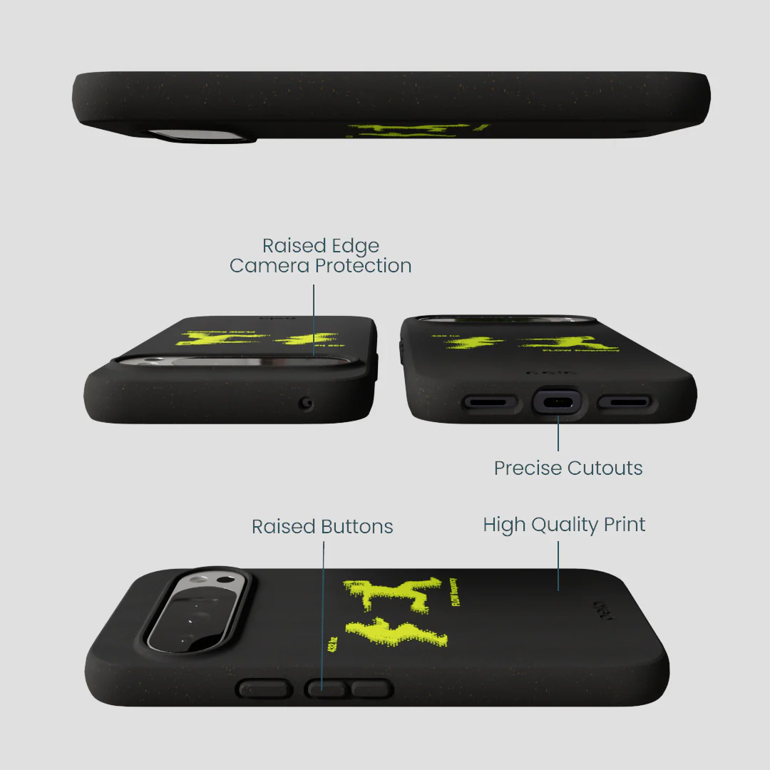 Black Flow Frequency Google Pixel 10 Pro XL Case - Image 3