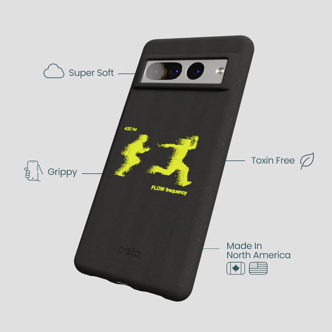 Black Flow Frequency Google Pixel 7 Pro Case - Image 4