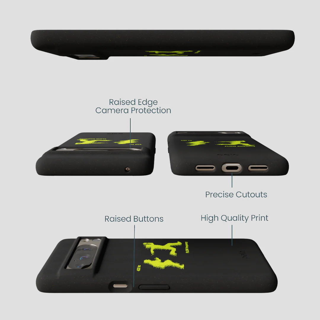 Black Flow Frequency Google Pixel 8 Pro Case - Image 3
