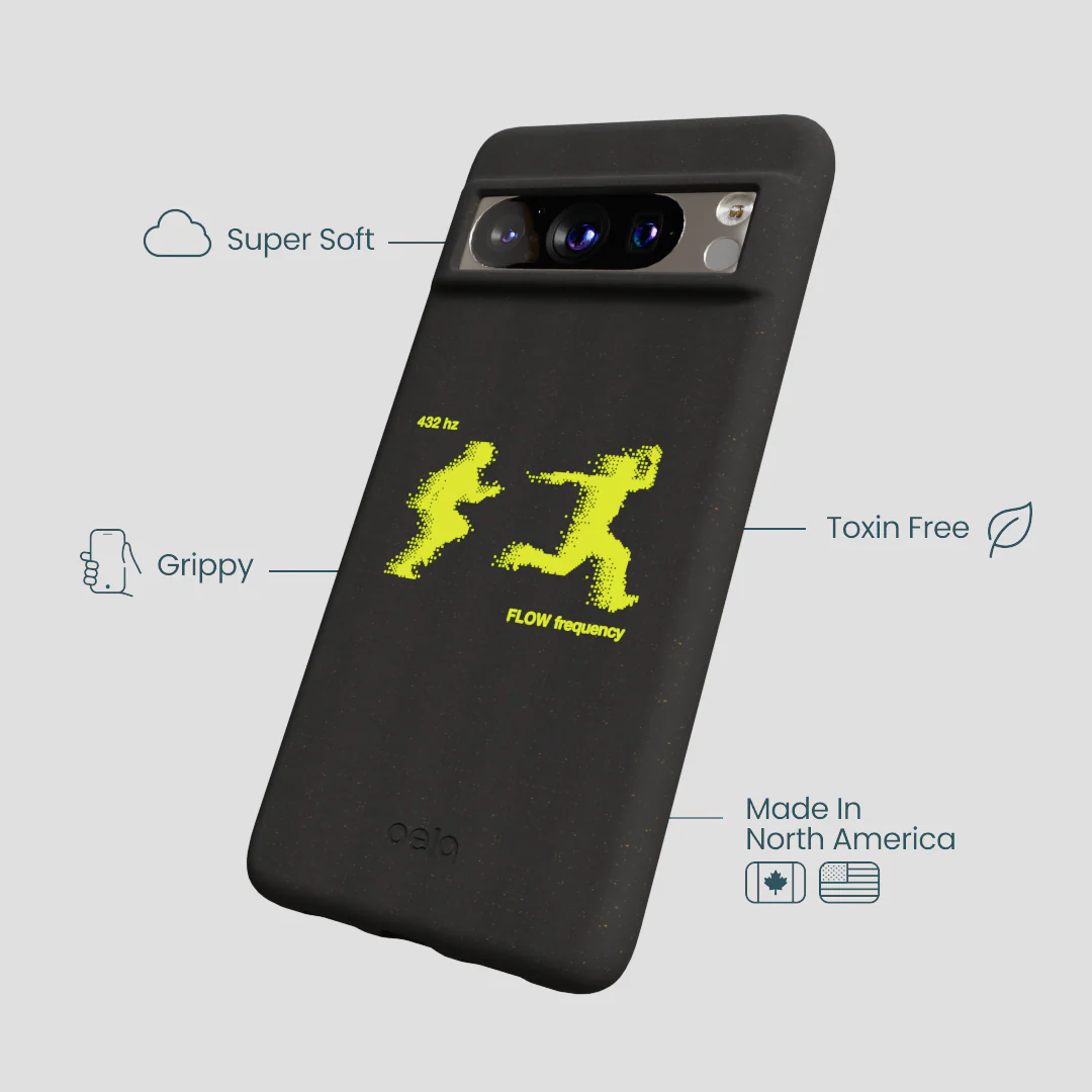 Black Flow Frequency Google Pixel 8 Pro Case - Image 4