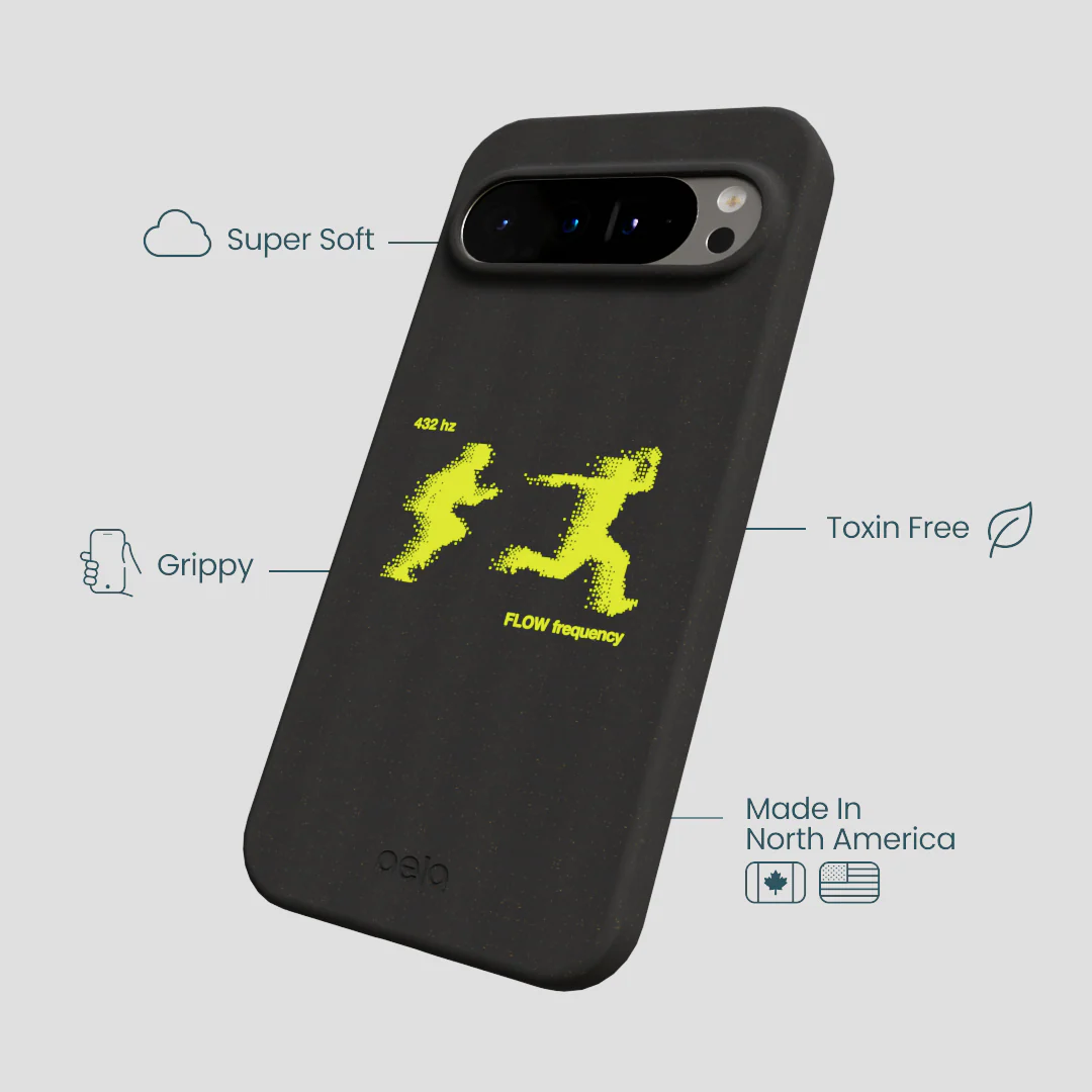 Black Flow Frequency Google Pixel 9 Pro XL Case - Image 4