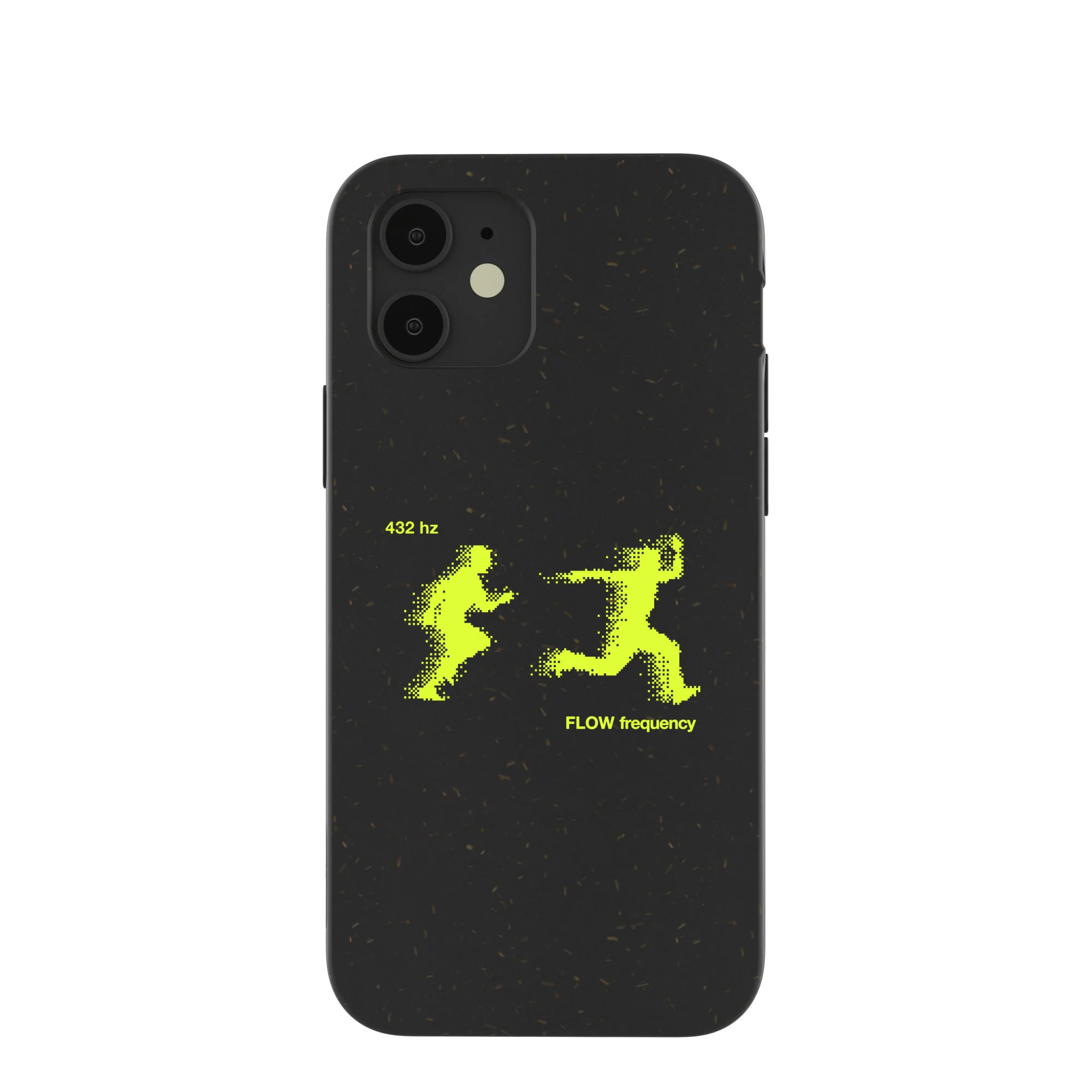 Black Flow Frequency iPhone 12/ iPhone 12 Pro Case