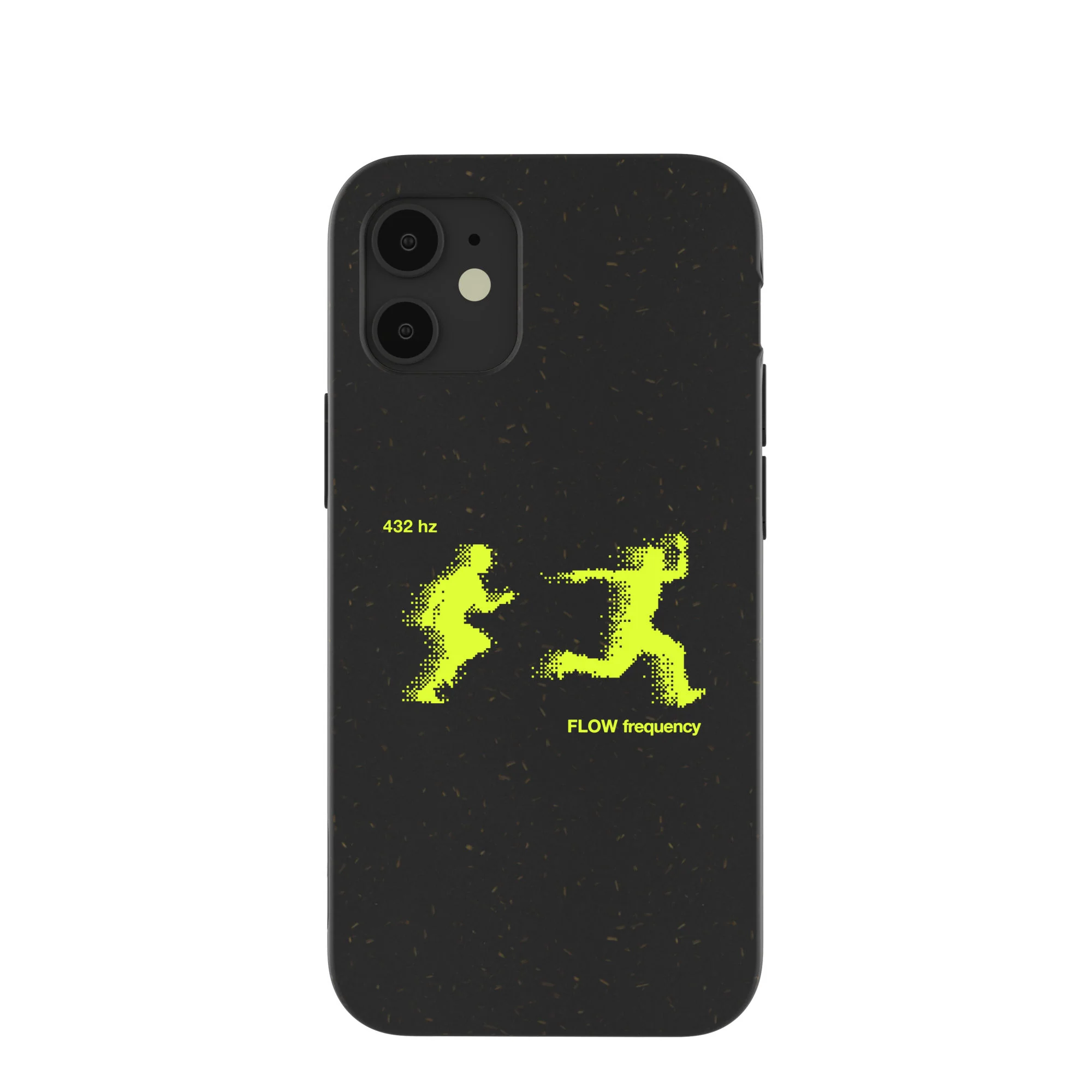 Black Flow Frequency iPhone 12 Mini Case