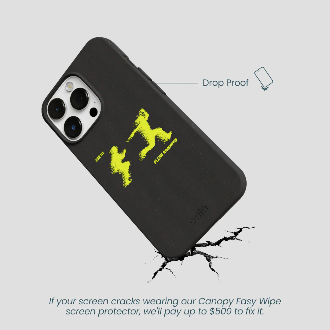 Black Flow Frequency iPhone 13 Pro Case - Image 5