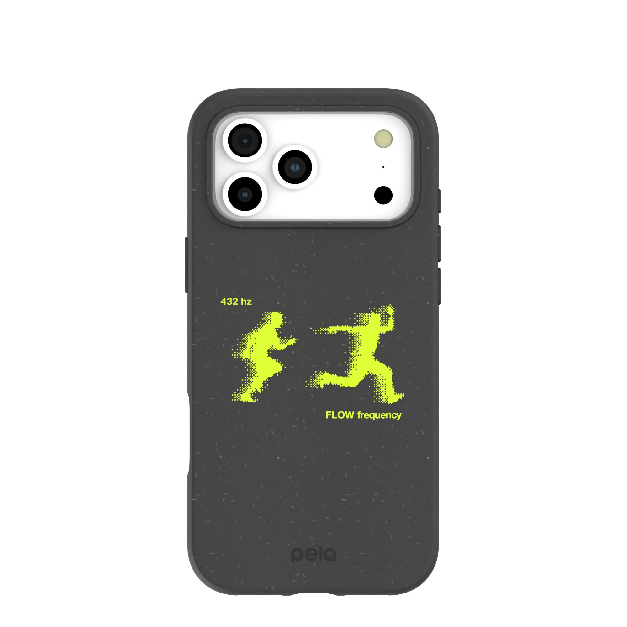 Black Flow Frequency iPhone 17 Pro Max Case