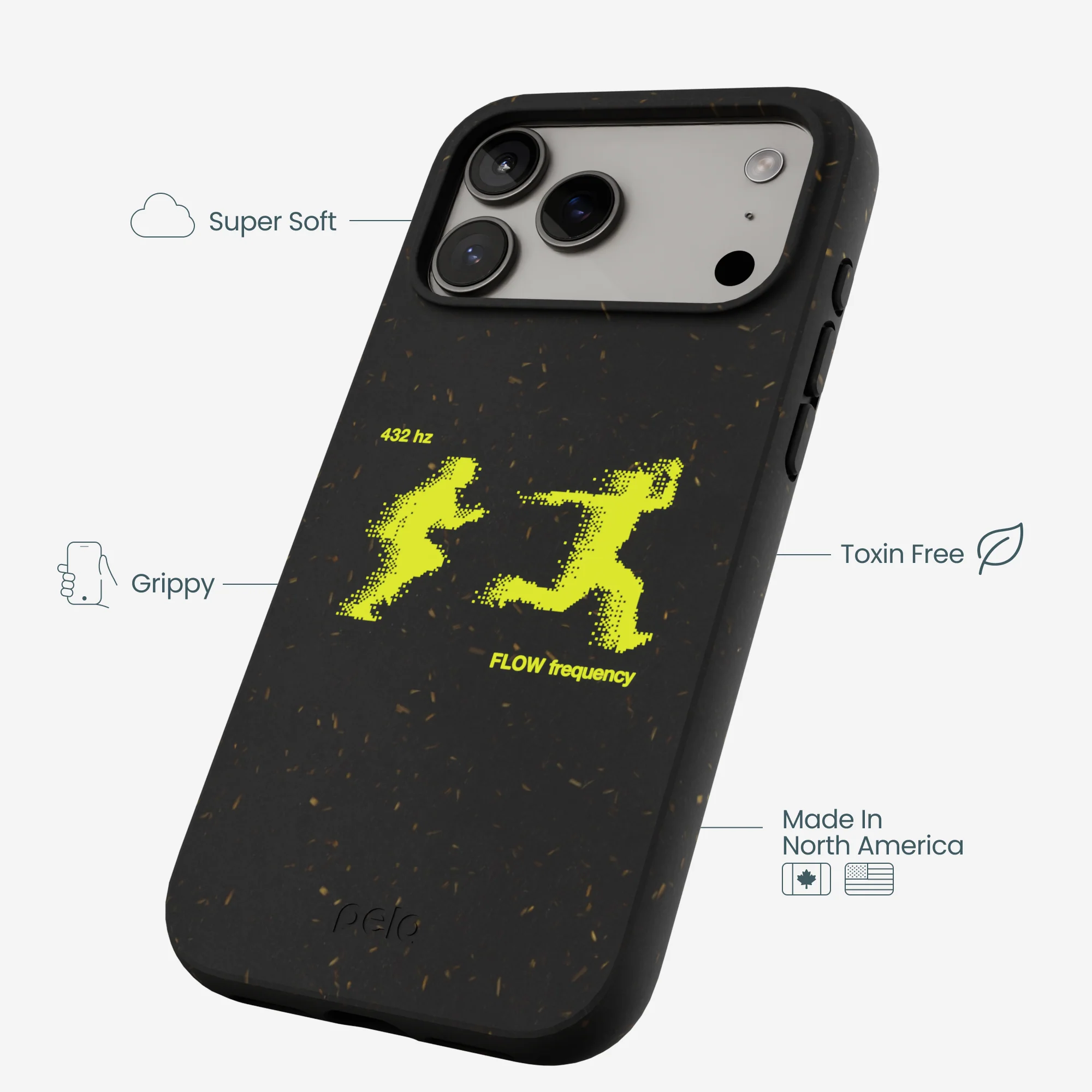 Black Flow Frequency iPhone 17 Pro Max Case - Image 4