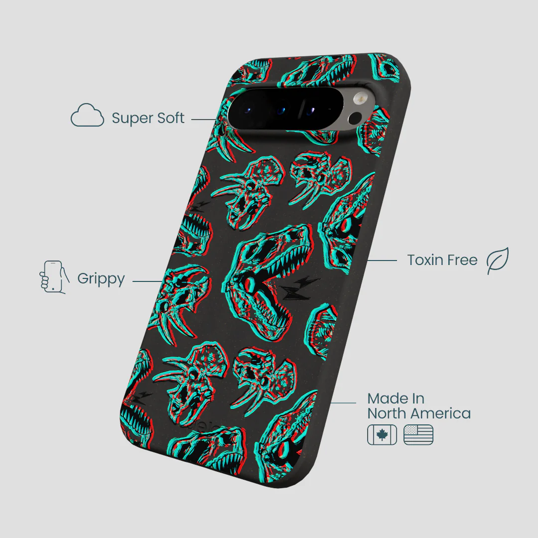 Black Fossilized Google Pixel 9 Pro XL Case - Image 3