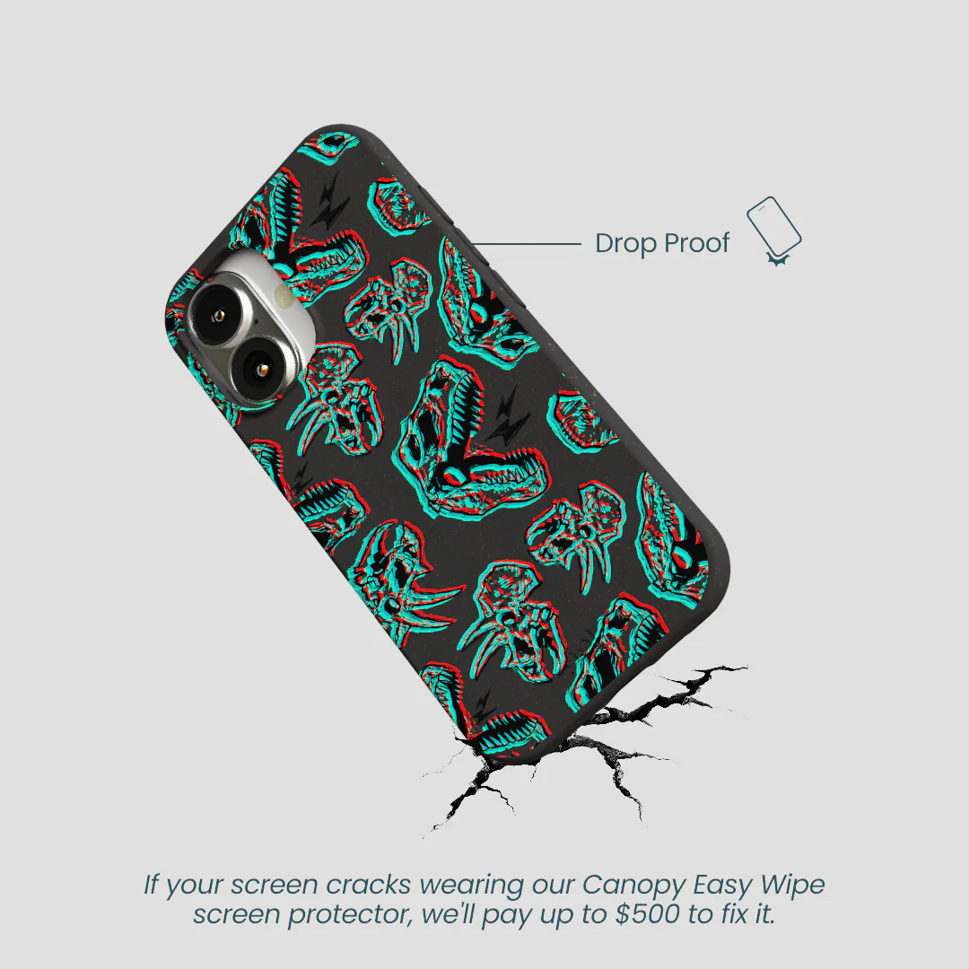 Black Fossilized iPhone 16 Case - Image 5