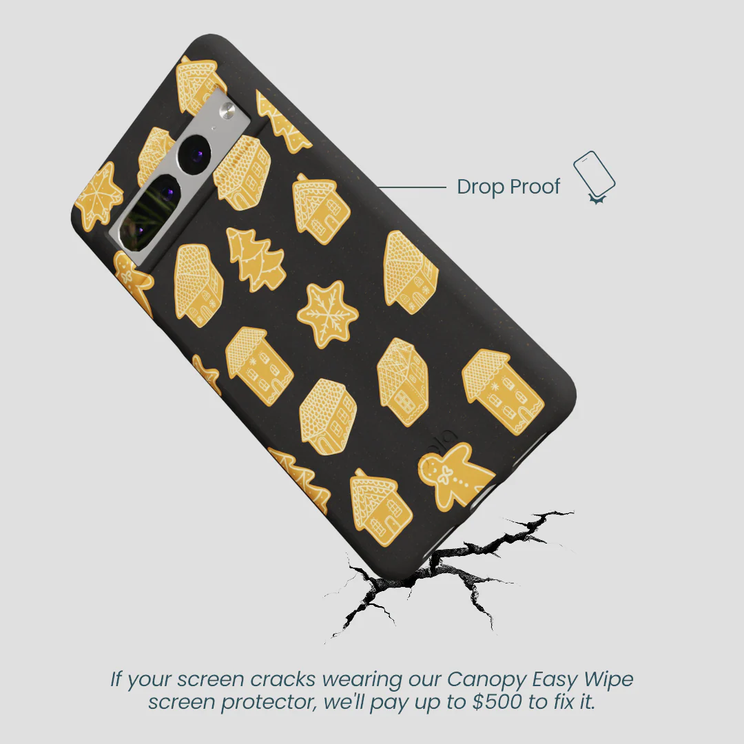 Black Gingerbread Dreams Google Pixel 7 Pro Case - Image 5