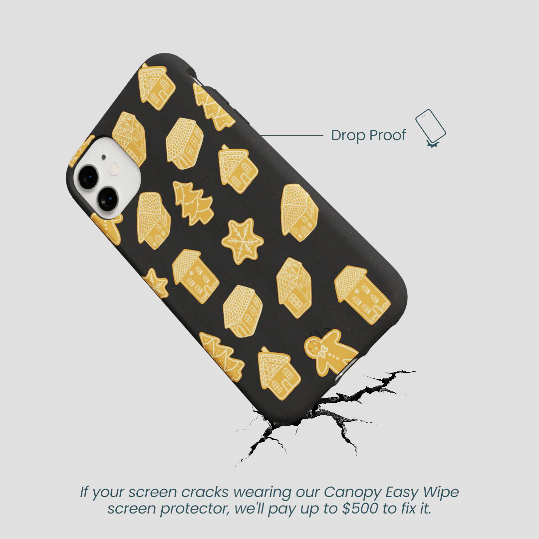 Black Gingerbread Dreams iPhone 11 Case - Image 5