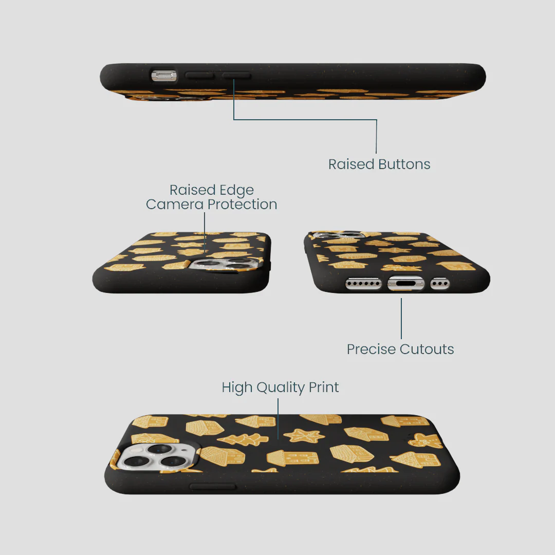 Black Gingerbread Dreams iPhone 11 Pro Case - Image 3